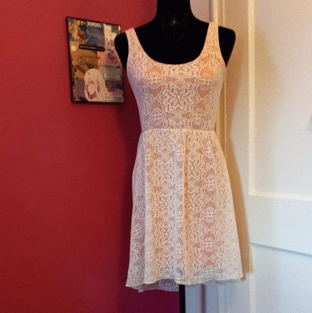 Peach dress